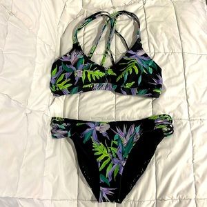 Hurley, 2 piece swim suit, size medium, worn once
